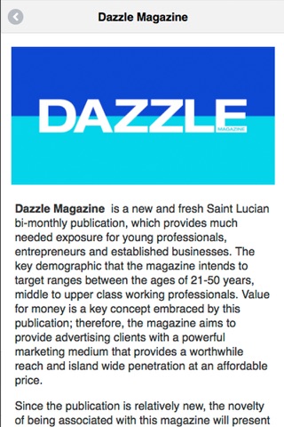 Dazzle Magazine screenshot 2