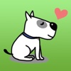 Bull Terrier Puppy Stickers