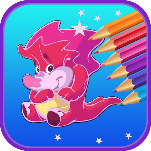 Dinosaur Game Coloring Book For Kids