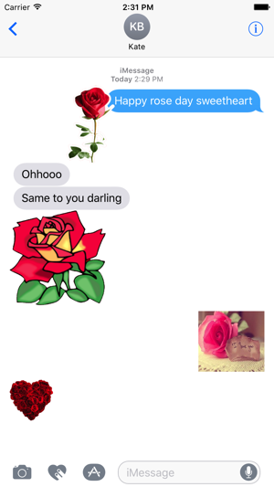 Rose day sticker for iMessage(圖1)-速報App