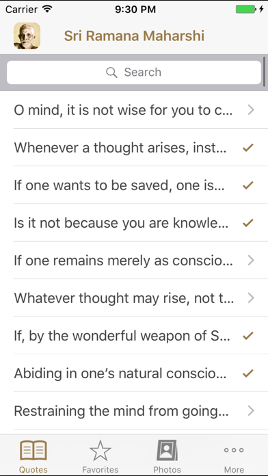 How to cancel & delete Ramana Maharshi Quotes from iphone & ipad 2