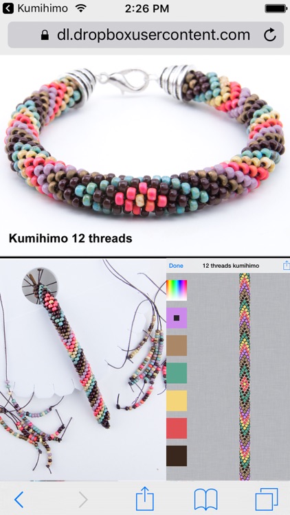 Kumihimo bead designer screenshot-3