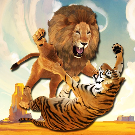 Lion Vs Tiger Icon