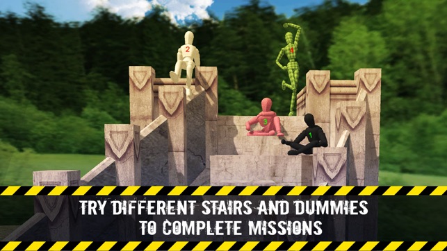 Stair Dummy Crash Test Simulator 3D(圖4)-速報App