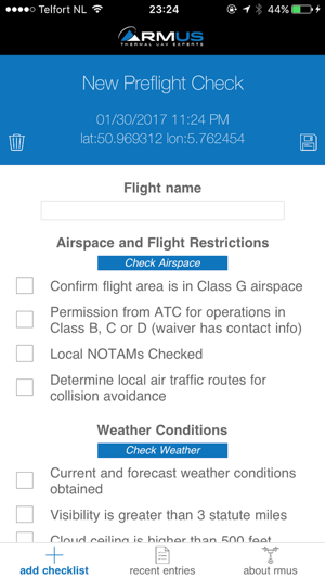 RMUS UAV Pilot PreFlight Compliance Checklist(圖2)-速報App