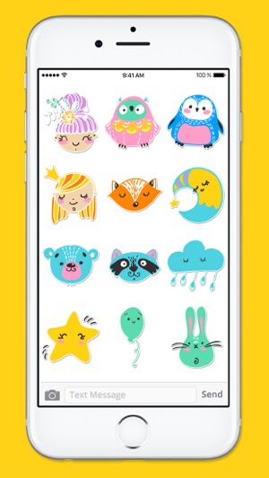 Animal and Doodle Stickers a Kawaii Sticker Pack(圖3)-速報App