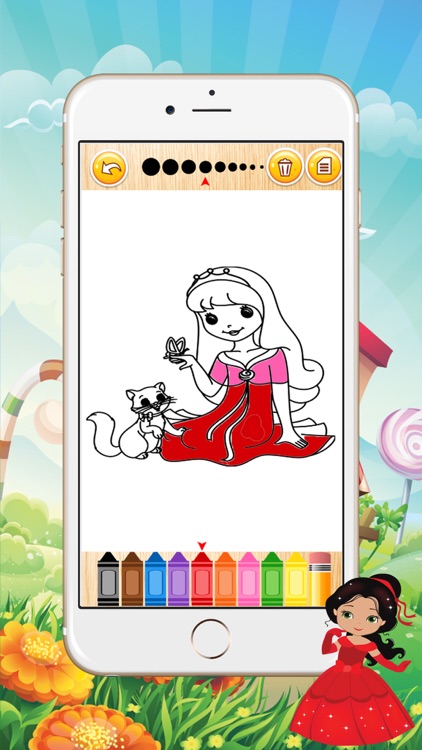 Cards Matching & Coloring Book Princess