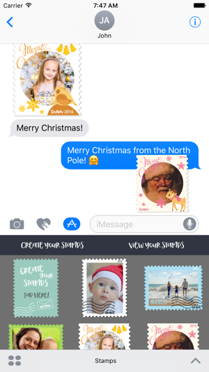 Postage Stamps for iMessage Stickers(圖1)-速報App