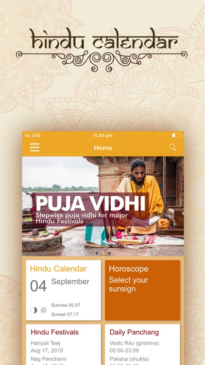 Hindu Calendar. screenshot-0