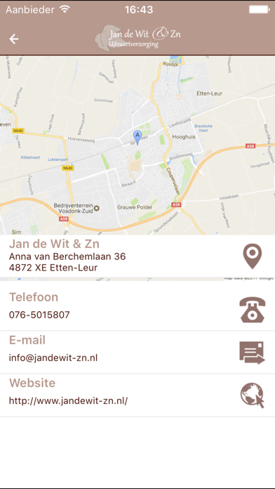 How to cancel & delete Jan de Wit & Zn from iphone & ipad 2