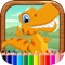 Paint and color Dinosaurs is the app you need on your phone for your kids to have fun coloring these new images of their favorite Dinosaurs