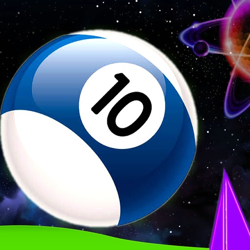 A Pool Ball Run In The Space : Fun Faster Game icon