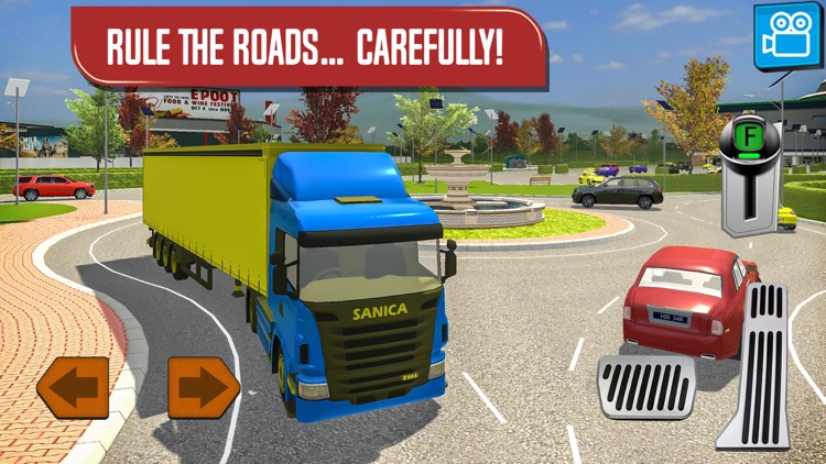 Delivery Truck Driver Highway Ride Simulator screenshot-3