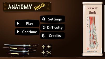 How to cancel & delete Anatomy Ninja Lower Limb from iphone & ipad 3