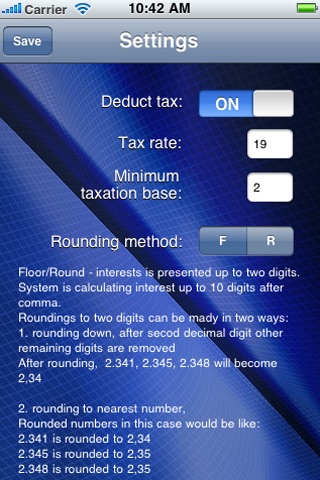 Savings Calculator with Tax screenshot 4