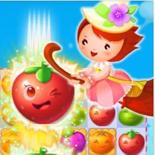 Fruit Splash Connect: A farm fruits crush mania Icon