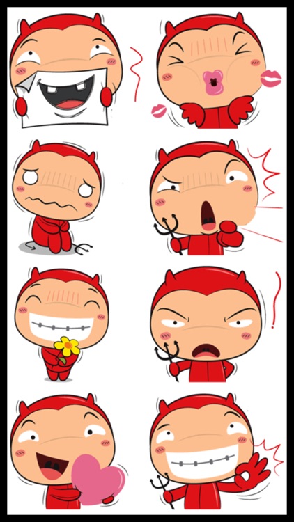 Devil Boy Stickers screenshot-3