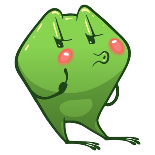 Emoji Cartoon Frog Stickers icon