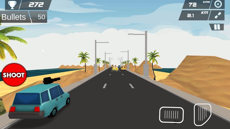 Fast Car Shooting Race - Cartoon Cars Asphalt Race screenshot-3