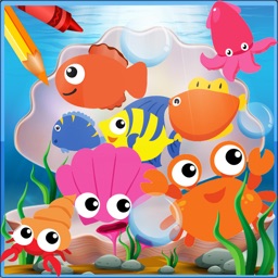 Underwater Paint Game - Fun sea world artstudio