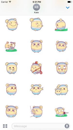 Shiro Hamster 2 animated sticker(圖2)-速報App