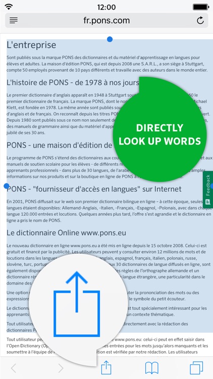 Dictionary French - German ADVANCED by PONS screenshot-3