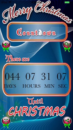 Christmas Countdown - Count The Days To 