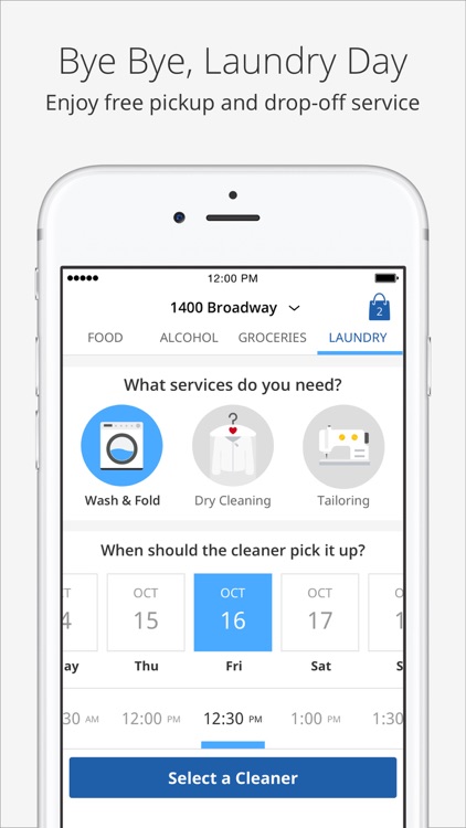 Delivery.com - Food, Alcohol, Groceries & Laundry screenshot-3