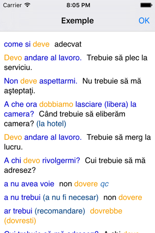 Lingea Italian-Romanian Advanced Dictionary screenshot 3