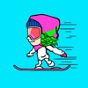 Snowboarder Stickers!