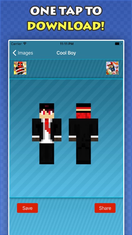 New COOL BOY SKINS FREE For Minecraft PE & PC screenshot-3