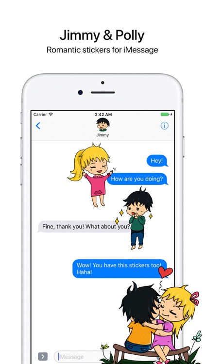 Love Story - Cute Stickers