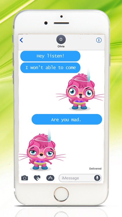 Rabby Cartoon emoji stickers for iMessage