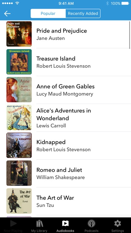 Audiobooks screenshot-0