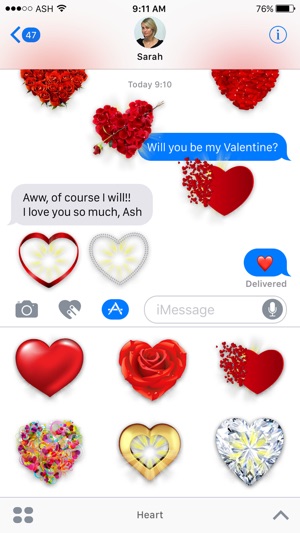 Heart Stickers for Valentine's Day(圖2)-速報App