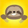 Cute Sloth Face Emojis Sticker Pack