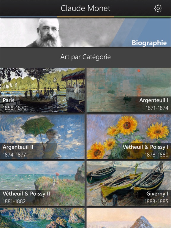 Screenshot #5 pour Claude Monet Oeuvre: Galerie d'art