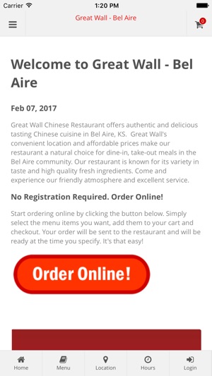 Great Wall Restaurant Bel Aire(圖1)-速報App