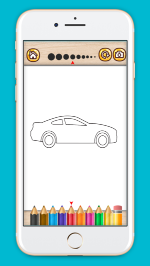 Super Car coloring book(圖2)-速報App