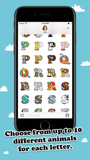 Alphabetimals Stickers(圖4)-速報App