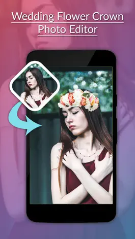 Game screenshot Wedding Flower Crown Photo Editor - Crown Stickers apk