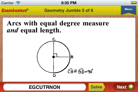 Accuplacer Prep Math Flashcards Exambusters screenshot 4