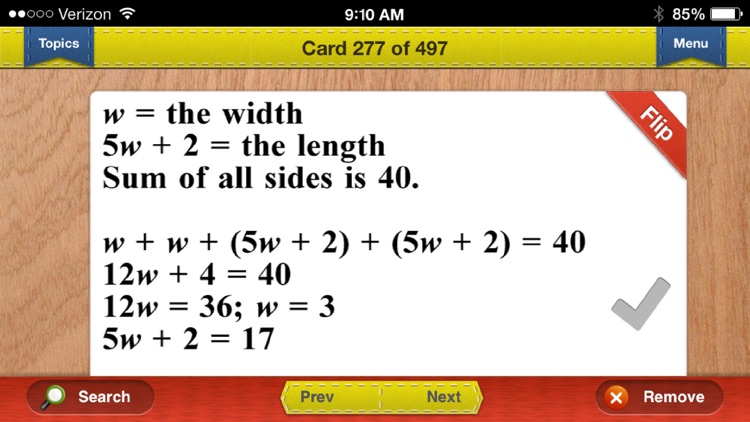 GRE Prep Math Flashcards Exambusters