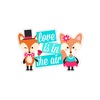Love Is In The Air - Valentine Day Stickers