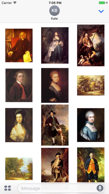 Thomas Gainsborough Artworks Stickers