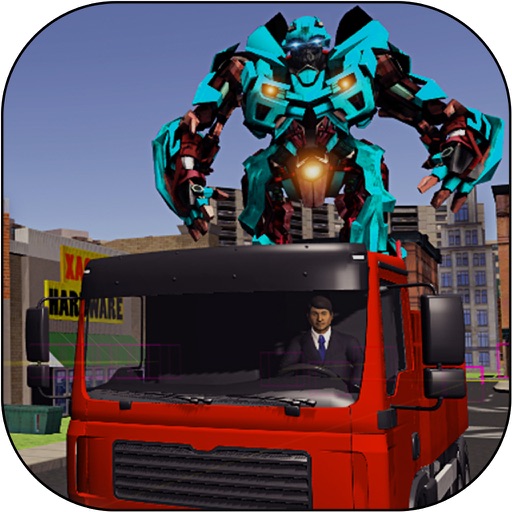 Real Robot Transport and Driving Simulator Icon