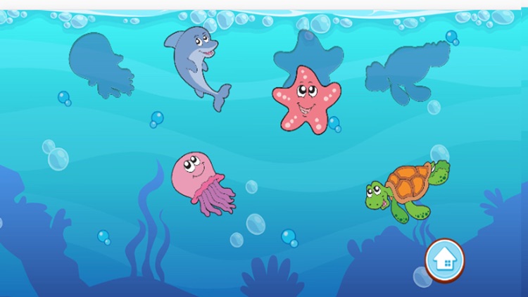 Sea Animals Puzzle Vocabulary