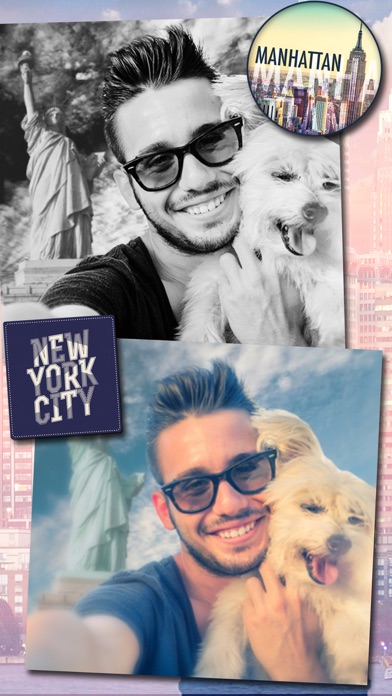 New York photo editor – NYC stickers and effects screenshot 2