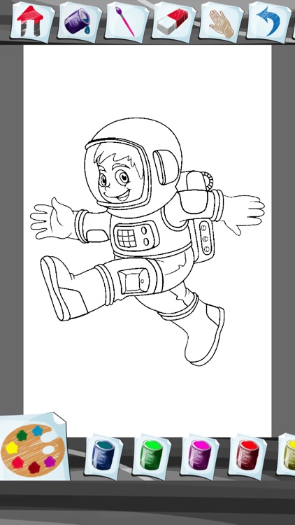 Astronaut Coloring Book