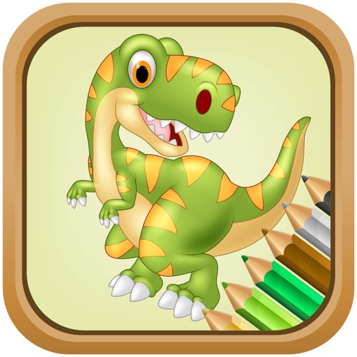 Dinosaur Coloring Kid Book